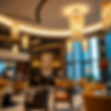 Sophisticated Interiors of ADCB Building Interior design elements of the ADCB Building