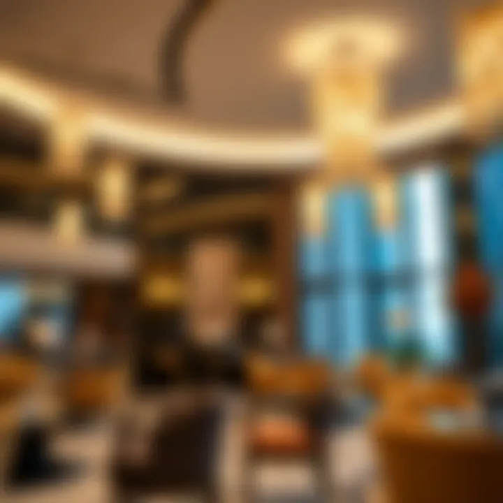 Sophisticated Interiors of ADCB Building Interior design elements of the ADCB Building