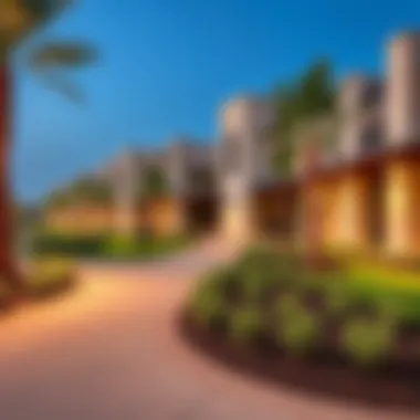 Community Amenities in Al Khail Gate Phase 2 Community amenities in Al Khail Gate Phase 2, including parks and recreational areas