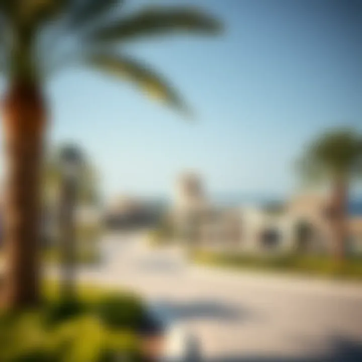 Real Estate Landscape Surrounding La Mer Beach Luxury residential properties near La Mer Beach, emphasizing the real estate landscape