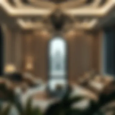 Interior of a luxury residence designed by Binghatti