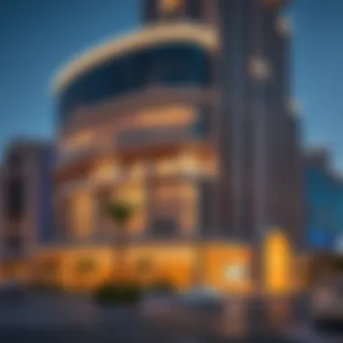 Luxury Design of Bugatti Buildings in Dubai Exterior view of a Bugatti building showcasing luxury design