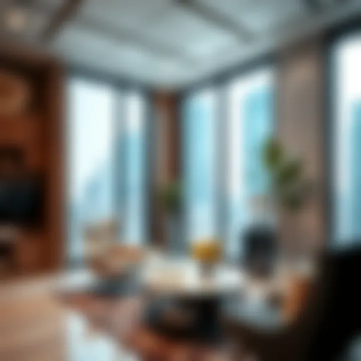 Modern Office Space in Business Bay Interior of a modern office space in Business Bay