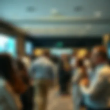 Networking Opportunities within Dubai's Business Environment Business professionals networking at a conference