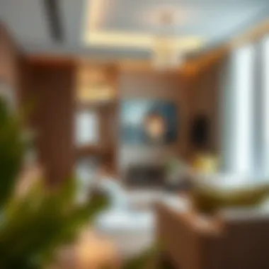 Stylish living space in Citadines Metro Central Dubai
