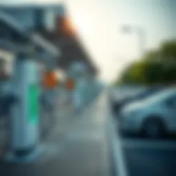 Electric vehicle charging station in the UAE