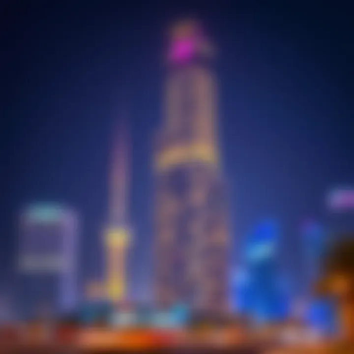 Investment Appeal of Jumeirah Bay Tower X3 at Night Night view of Jumeirah Bay Tower X3 illuminated, symbolizing investment potential and appeal