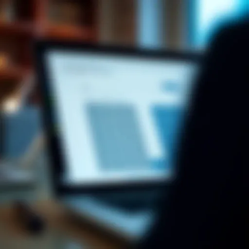 A detailed view of a mortgage calculator interface on a laptop screen