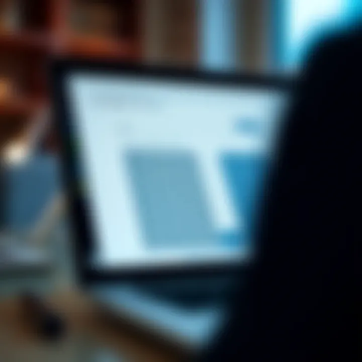 A detailed view of a mortgage calculator interface on a laptop screen