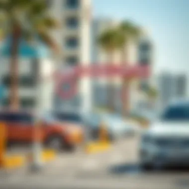 Parking Regulations in Dubai An infographic depicting parking regulations and guidelines specific to Dubai