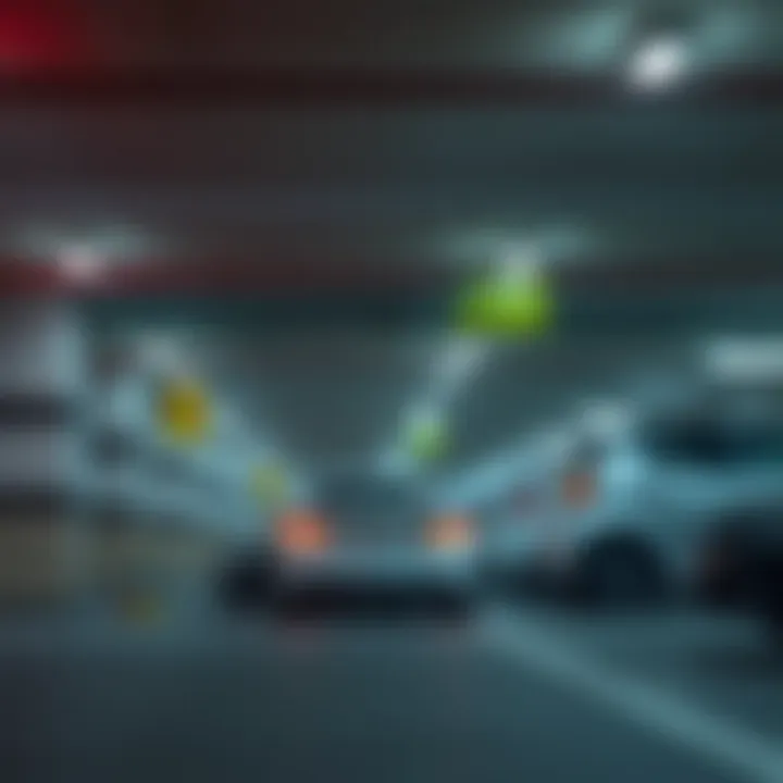 A visual representation of the impact of real estate trends on parking facilities