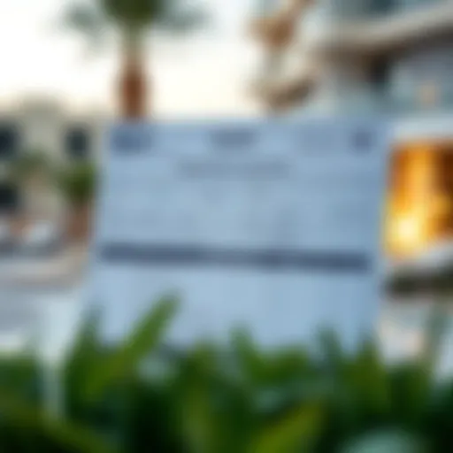 Illustration of Ejari Registration Document Ejari registration document illustration
