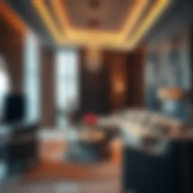 Luxurious apartment interior representing housing costs