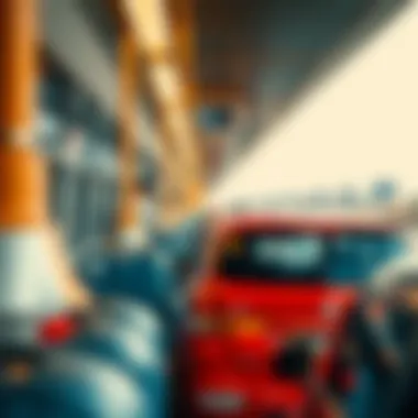 Public transportation options including metro and taxis in Dubai
