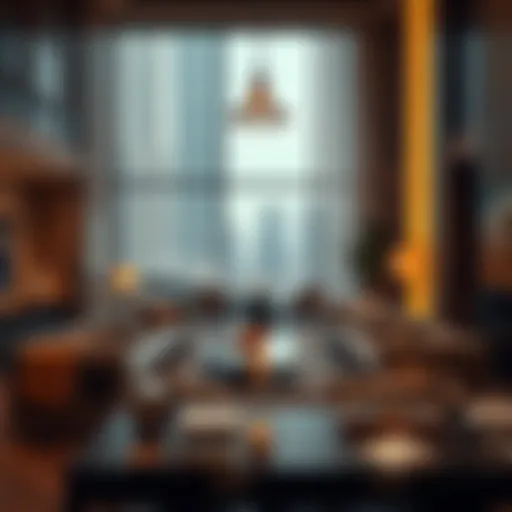 Luxurious apartment interior in Dubai