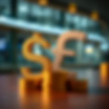 Currency symbols representing USD and AED