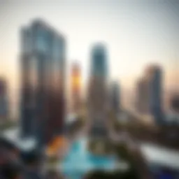 Stunning view of Damac Park Tower