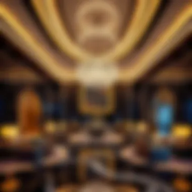 Luxurious lobby inside the Damac XL Tower that reflects opulence