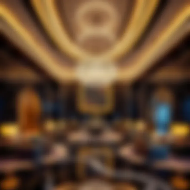 Luxurious lobby inside the Damac XL Tower that reflects opulence