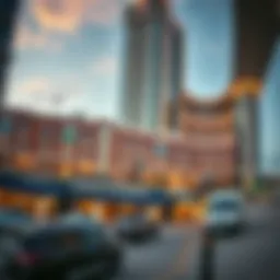 Panoramic view of Dana Plaza Khalidiya showcasing its architectural beauty