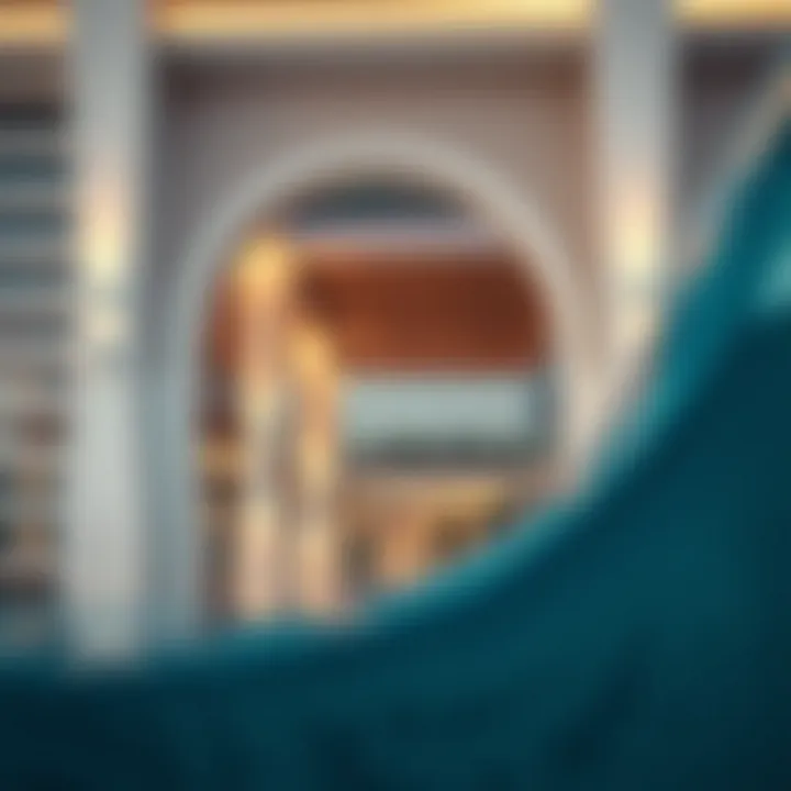 Design features reflecting the modern aesthetic of Deira's beach development