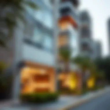 Visual representation of property management influenced by the Dewa number