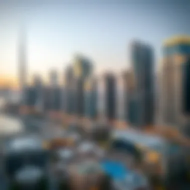Skyline of Dubai showcasing luxury developments