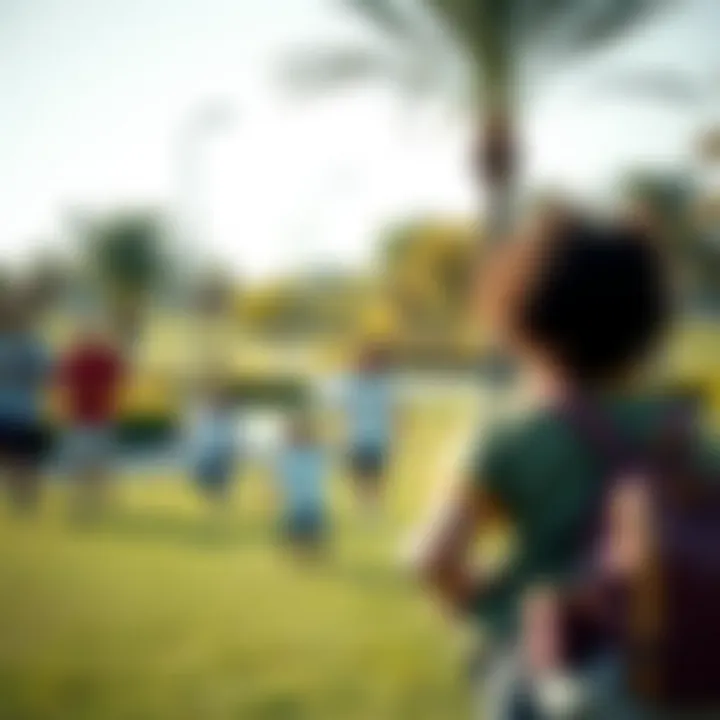 Families enjoying outdoor activities at Al Barsha South Park