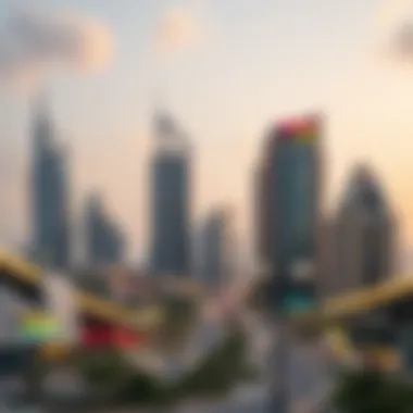 Skyline of Al Majaz Modern skyline of Al Majaz showcasing real estate development