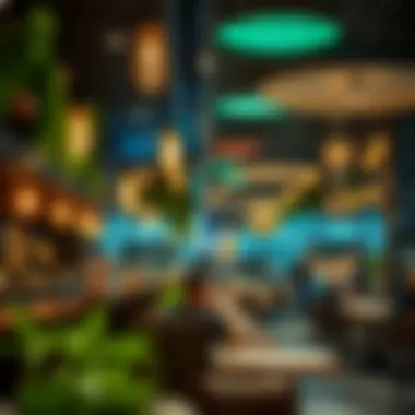 Culinary Delights at المارية مول Diverse dining options offering international cuisines and unique atmospheres