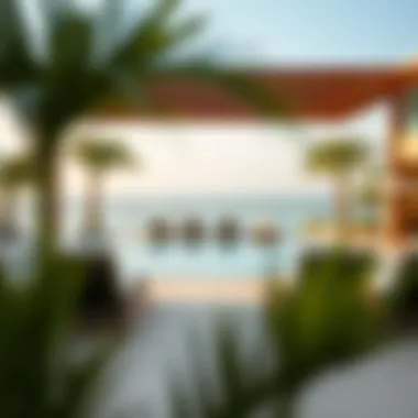 Relaxing Pool Area Relaxing pool area at Al Nahda Hotel Apartments