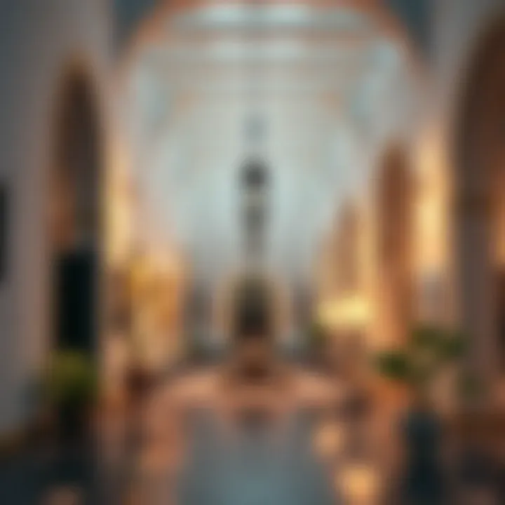 Cultural Essence in Artistic Galleries An artistic gallery reflecting the cultural essence of Al Quoz Camp