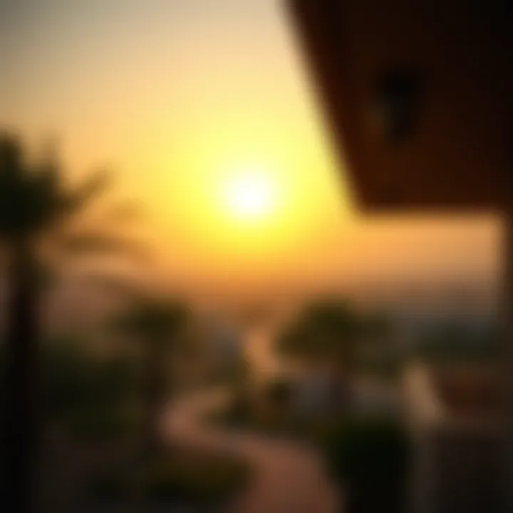 Panoramic View of Evolving Landscapes A panoramic view of Al Quoz Camp highlighting its evolving landscape