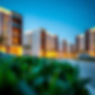 Contemporary Architecture in Al Wasl Village Modern residential buildings in Al Wasl Village reflecting contemporary design