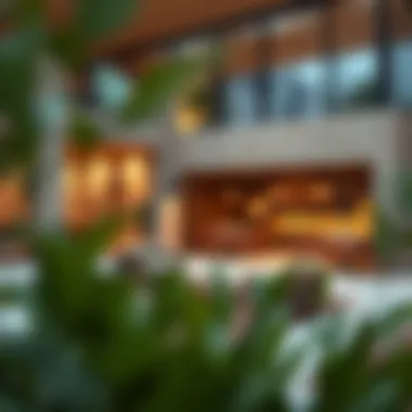 A serene community space within