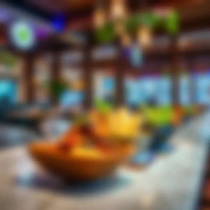 Trendy dining options available at العين مول العين highlighting culinary diversity