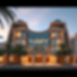 Stunning exterior view of العين مول العين showcasing its unique architecture
