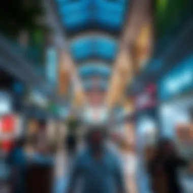 Diverse Retail Experience at العين مول العين Vibrant shopping area inside العين مول العين with diverse retail options