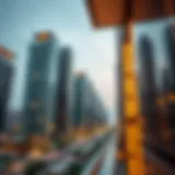 Modern High-Rise Living in Dubai Modern high-rise apartment buildings in Dubai