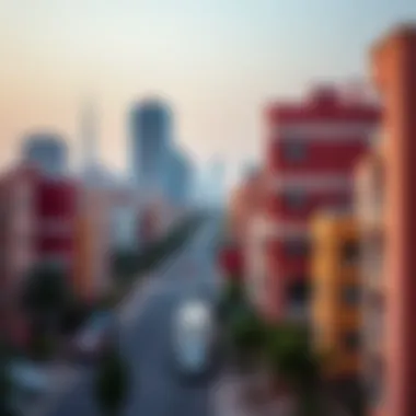 View of a popular Dubai neighborhood