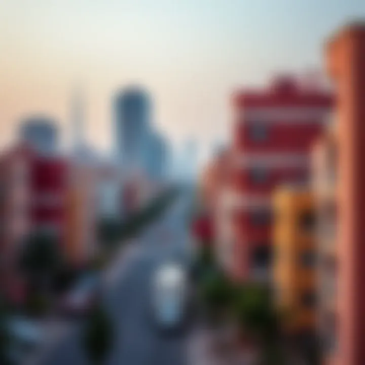 View of a popular Dubai neighborhood