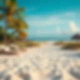 Serene Beach Oasis A serene beach view showcasing soft sands and gentle waves.