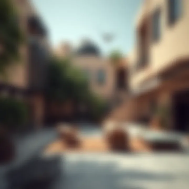 Vibrant community space in Karama