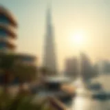 Stunning view of Blue Bay Tower highlighting its architectural features