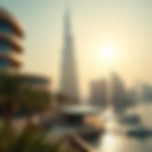 Stunning view of Blue Bay Tower highlighting its architectural features