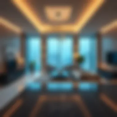 Luxurious Interiors of Blue Bay Tower Interior design showcasing luxury apartments in Blue Bay Tower