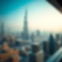 Stunning view of Burj Crown overlooking Downtown Dubai