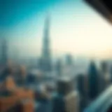 Burj Crown Skyline View Stunning view of Burj Crown overlooking Downtown Dubai