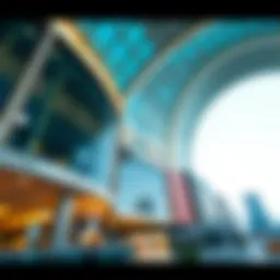 Architectural view of Deira City Center Mall showcasing modern design