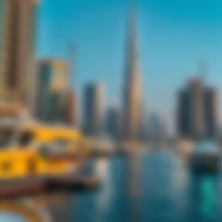 Modern real estate developments reflecting the growth around Dubai Creek.